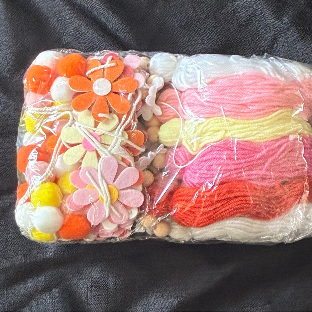 Colorful Floral Craft Decor Set